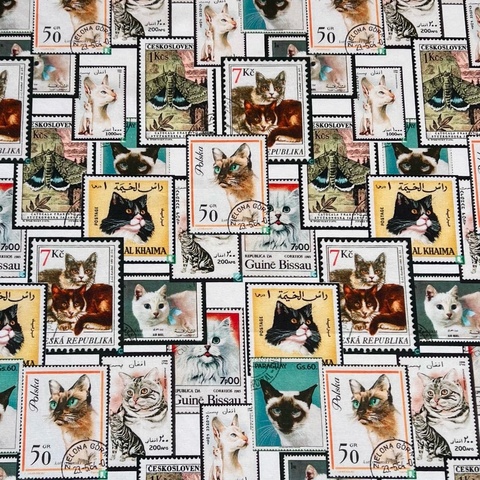 МАРКИ, КОШКИ, 100% хлопок