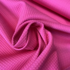 Ткань хлопок пике розовый 2019