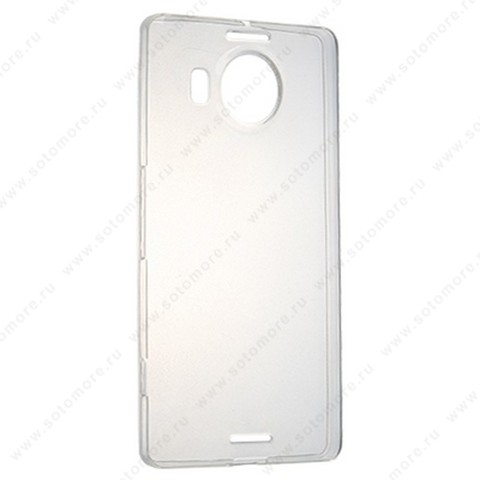 Накладка силиконовая ультра-тонкая для Nokia Lumia 950 XL прозрачная