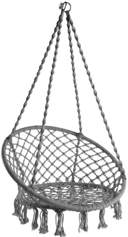 Картинка кресло подвесное Skully  dark grey - 10