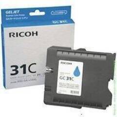 LE Картридж Ricoh тип GC31C голубой для Aficio GXe2600/3300N/3350N/5550N/7700N, Ресурс 1920 стр. (405689)