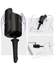 Черный полый фаллоимитатор для KIIROO Keon - 19,1 см. - 