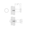 Gessi Cono Крючок, цвет: Black XL 45521#299