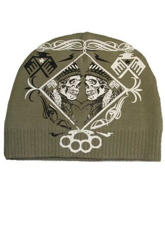 Шапка NATIVE PRIDE BEANIE Green Rush Couture