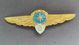 K15371 СССР Знак классности Гражданская авиация ГА ГВФ Нагрудный знак Штурман 2 класс