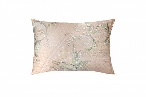 Наволочка 50х70 Mollen Ландыши пудровая шелковая