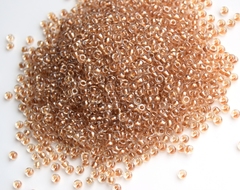 RR-0234 Sparkle Metallic Gold Lined Crystal