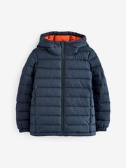 Куртка утепленная с капюшоном для мальчика Next T80-721, Темно-синий