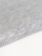 Светло-серый меланж Кашкорсе к футеру 3-х нитке начёсу American