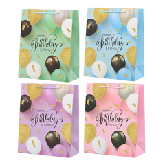 
          Подарочный пакет Basir, серия "Happy birthday", с блёстками, 18*23*10 см, ассорти