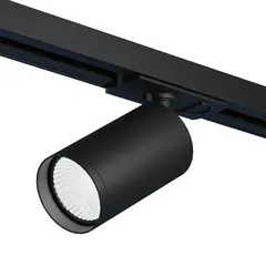 Однофазный трековый светильник Vaes GUN GU10, чёрный