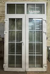 Дверь Пластиковая Б/У Входная 255 (207) (в) х 157(ш)