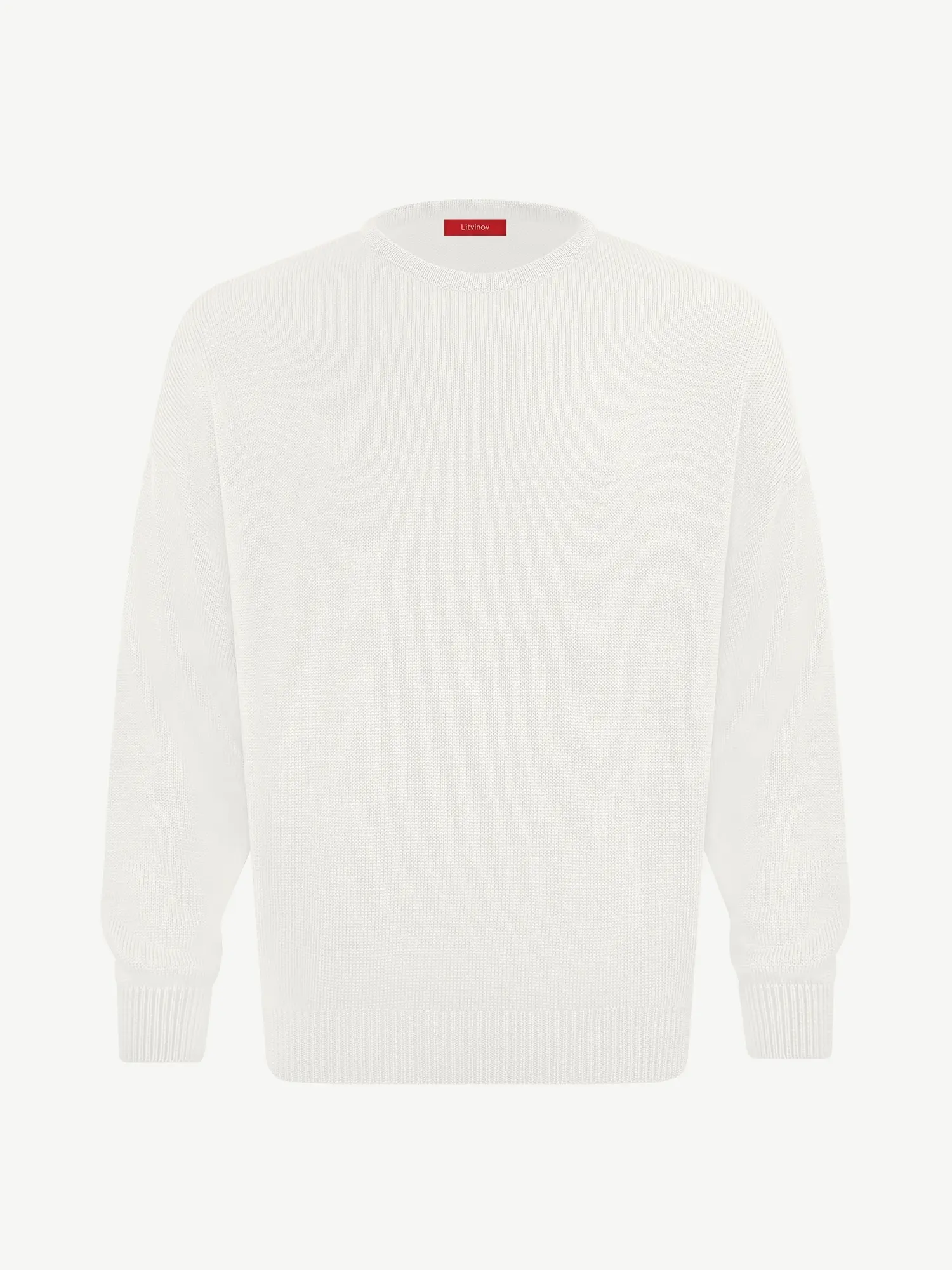 Джемпер оверсайз из экохлопка