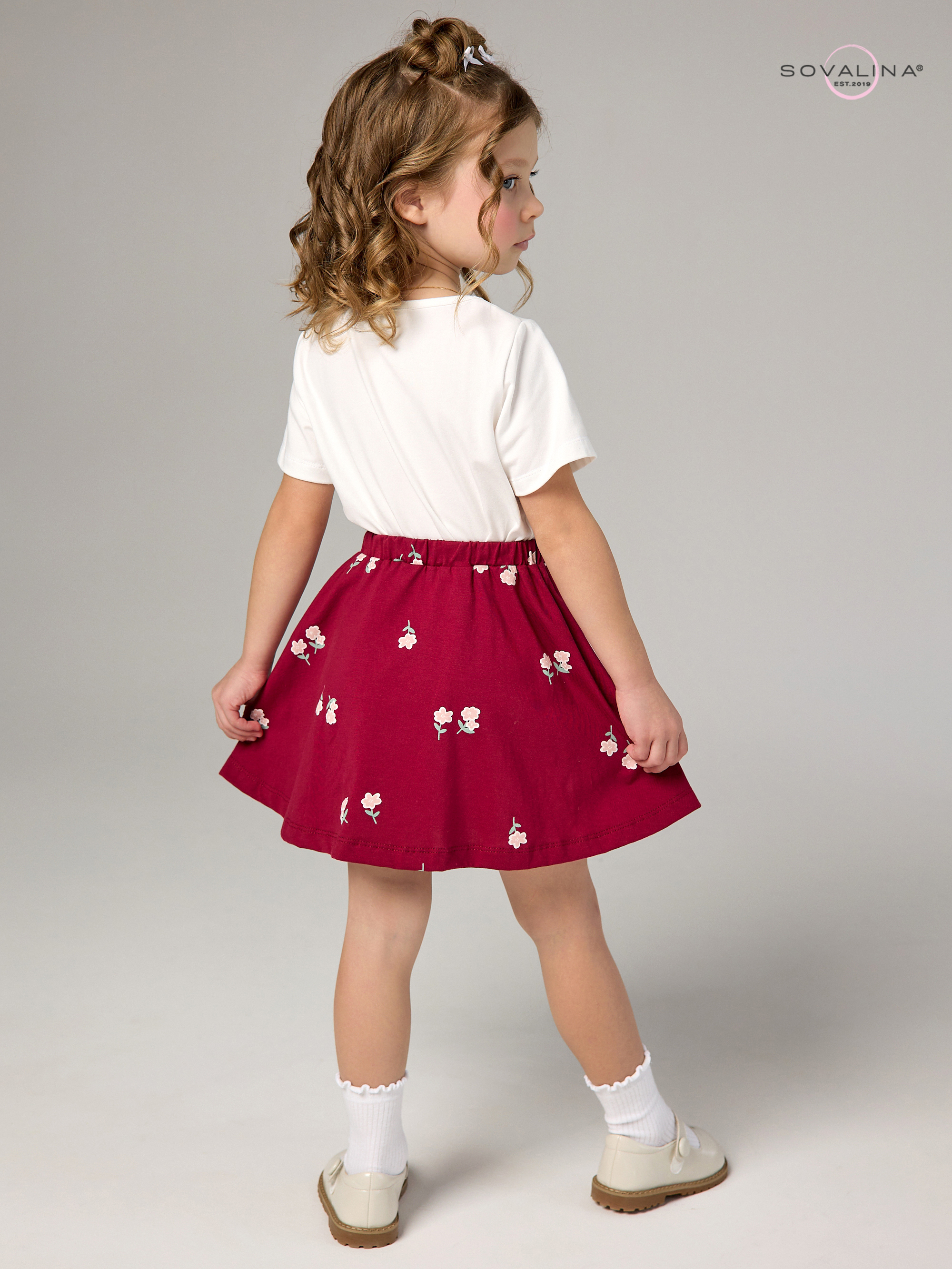 Костюм Мальвина SG тофу-лютики бордо ЛБ