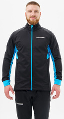 Жилет тренировочный Nordski Core Black/Light Blue мужской