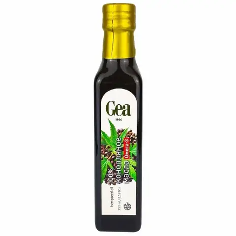 Масло GEA стекл.нераф.Конопляное 250мл