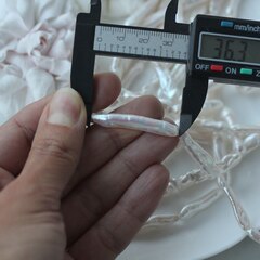 Жемчуг натуральный барочный, палочки, 27,2-36,5 мм, 1 нить, Ж034