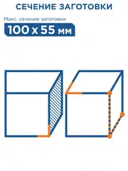 Ножовка по дереву КОБАЛЬТ 300 мм, шаг 2 мм/12 TPI, закал. зуб, 2D-заточка, точный рез, с пласт. стусл. 300*100 мм, 2-х комп.рук. (246-180)