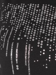 Нарядная футболка с серебристым принтом  D49.135 (131436)