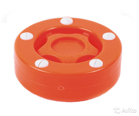 Шайба для стрит-хоккея MAD GUY Type3 LUX оранжевая