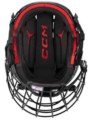 Шлем с маской CCM TACKS 70 YTH черный