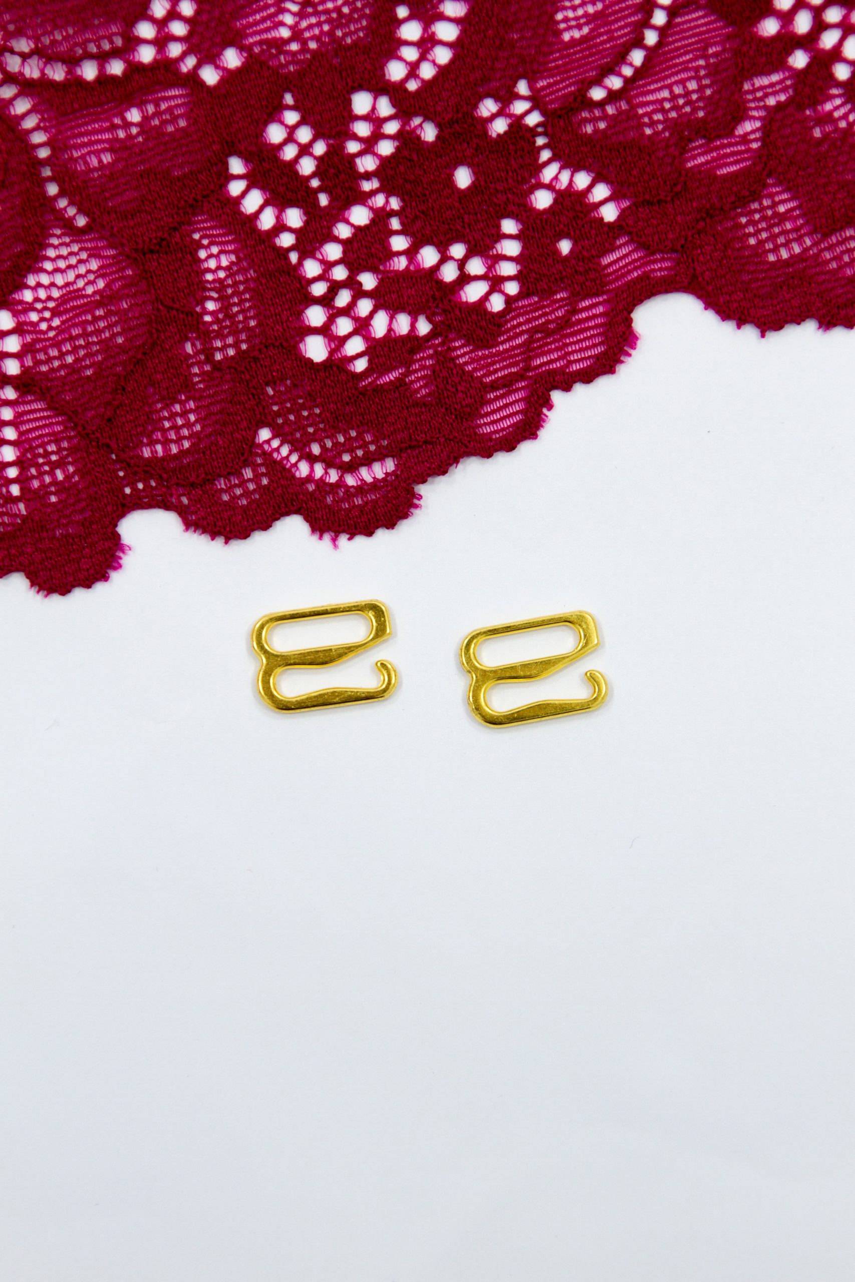 Кольцо, регулятор, крючок для бюстгальтера золото солнечное 1 см ОПТом