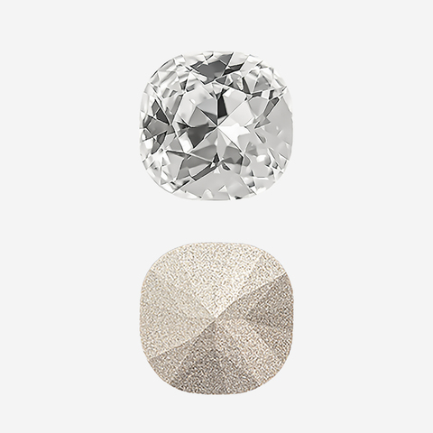 Кристалл Кушон (Сushion), оттенок "Кристалл"/"Crystal", 12мм