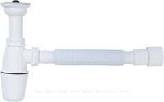 Aquanet 342064 Сифон для раковины с выпуском d40/50, белый Aquanet (342064) фото