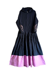 Иоанна. Платье льняное с капюшоном, вышивка по низу рукава PL-422608