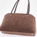 Сумка Саломея 620 эко-замша шоколад