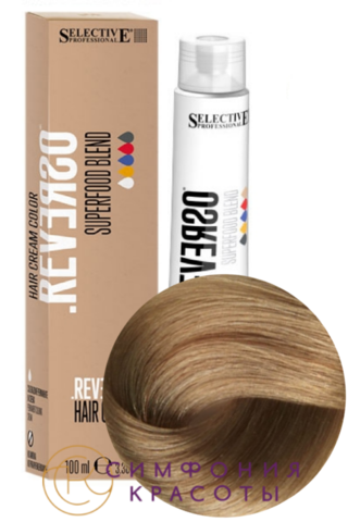 Крем-краска без аммиака Reverso Hair Color 8.23 Светлый блондин бежево-золотистый Selective, 100 мл