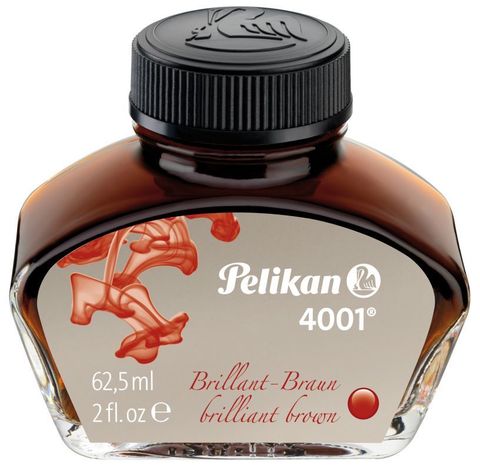 Флакон с чернилами Pelikan Ink 4001 76 Brilliant Brown, 62.5 ml (329185)