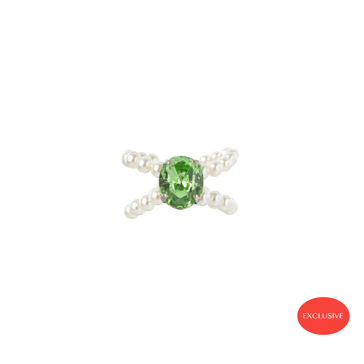 YOUNGLY YOUNGLEY Кольцо Go-Go Pearl Ring – Basil