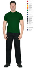 Футболка тёмно-зелёная  160г/м2