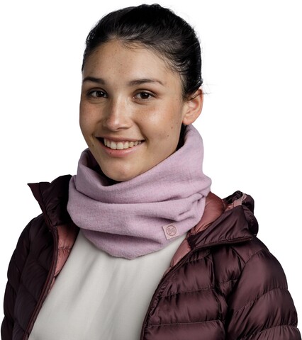 Картинка шарф-труба Buff Merino Fleece Lilac Sand - 2