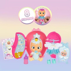 Кукла Cry Babies Magic Tears серия DRESS ME UP Плачущий младенец с домиком и аксессуарами