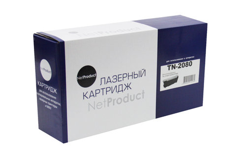 Тонер-картридж NetProduct (N-TN-2080) для Brother HL-2130/DCP-7055, 0,7K