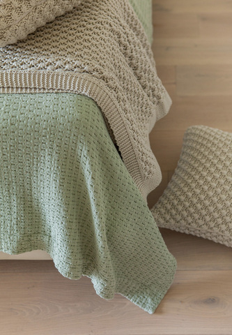 Покрывало 220x240 Luxberry Vegan фисташковое