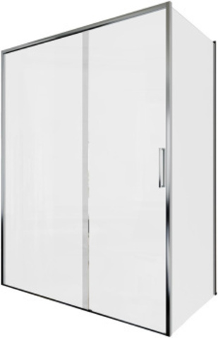 Aquanet AE65-150x80-CT Pleasure Evo ограждение (набор дверь + бок. стекло), хром, 1500х800 мм (324126)