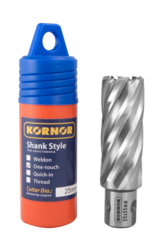 Сверло корончатое KORNOR HSS (длина 55мм)