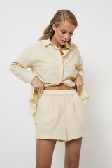 Комплект женский с шортами ARUELLE LIMONELLA SET | Светло-желтый