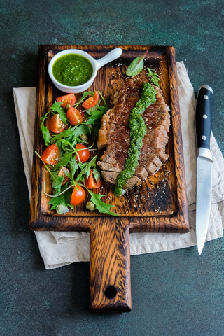 Grill Strongly Scorched Serving Board