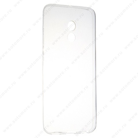 Накладка силиконовая ультра-тонкая для Meizu Pro 6 прозрачная
