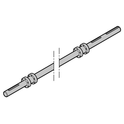Вал, в сборе для ворот HS 6015 PU V Херманн