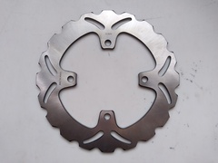 Диск тормозной задний на Kawasaki Z750 / Z800 / Z1000 / VERSYS / Z1000SX / ZZR, серебристый