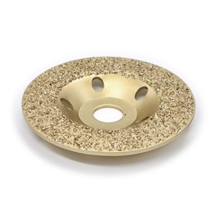 74-0-533 Круг шлиф. чашечный по дереву карбид вольфрама, прямой, 24 зерно FEPA, 125х22,2мм (РемоКолор)