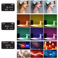 Полупрофессиональная светодиодная RGB-лампа для фото-видео съемки