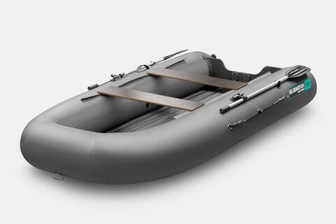 Надувная лодка GLADIATOR E330SL тёмно-серый