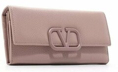 Кожаный кошелёк Valentino розовый
