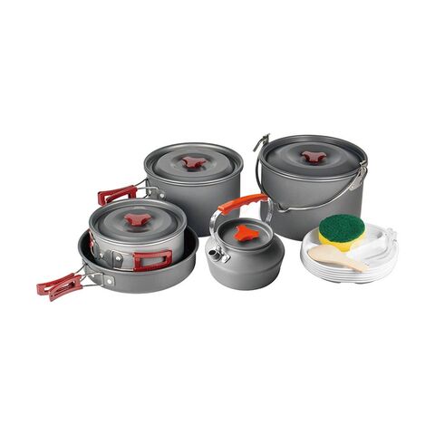 Набор посуды, 3 кастрюли, 1 сковородка, 1 чайник, (6-7 персон) BRS-157